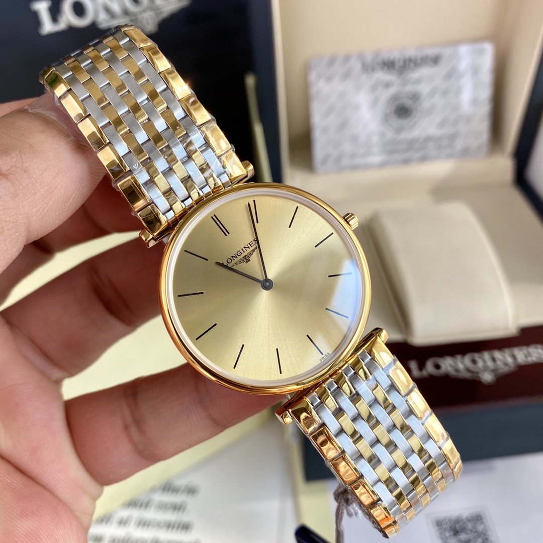 浪琴 嘉岚系列 石英腕表包,男,手表 2