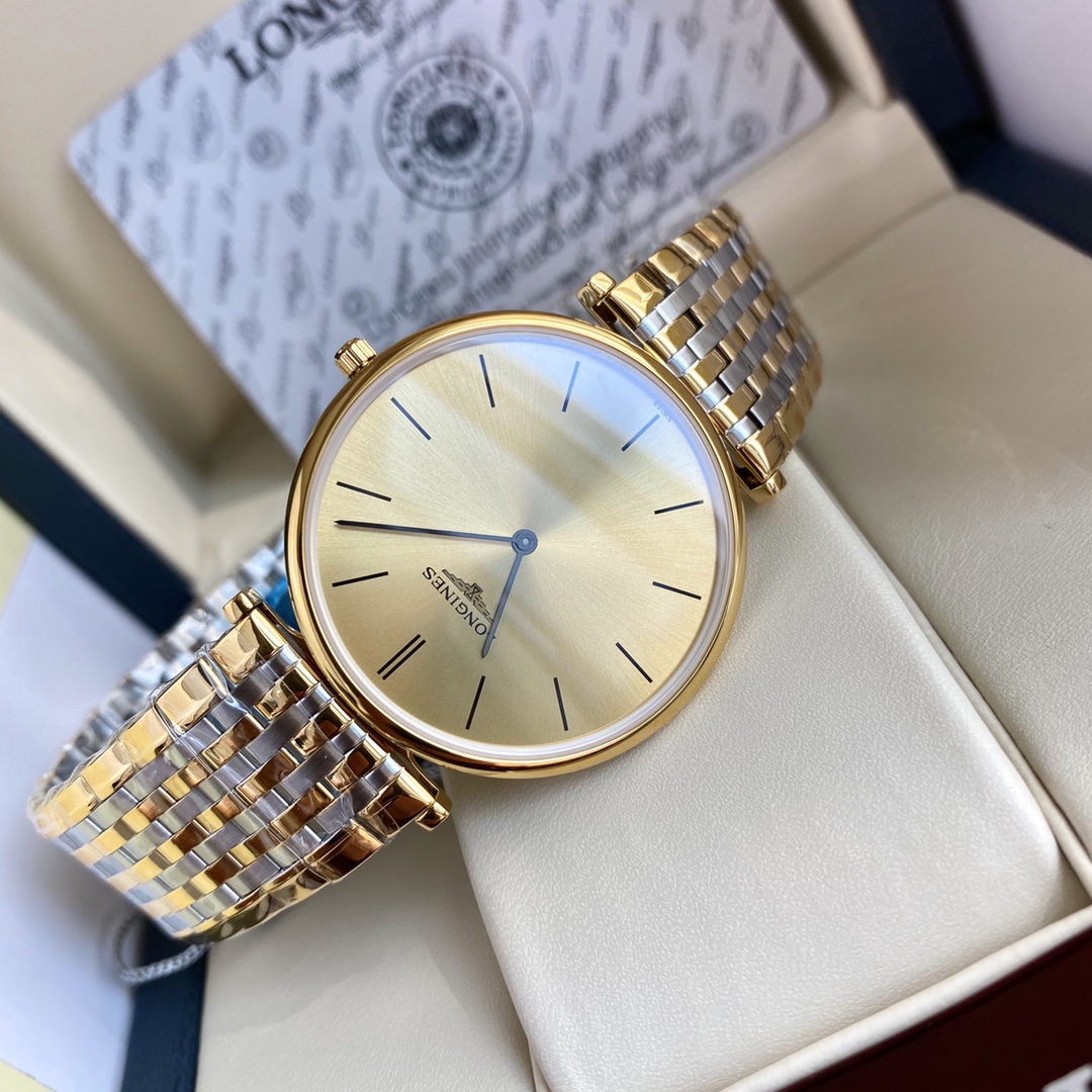 浪琴 嘉岚系列 石英腕表包,男,手表 6