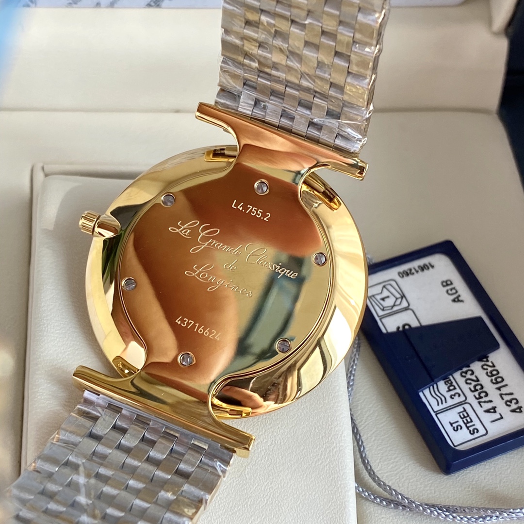 浪琴 嘉岚系列 石英腕表包,男,手表 8