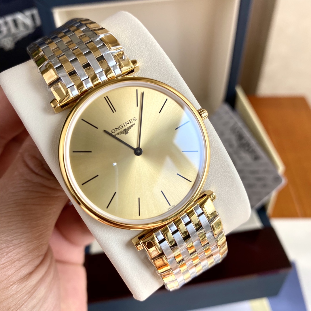 浪琴 嘉岚系列 石英腕表包,男,手表 4