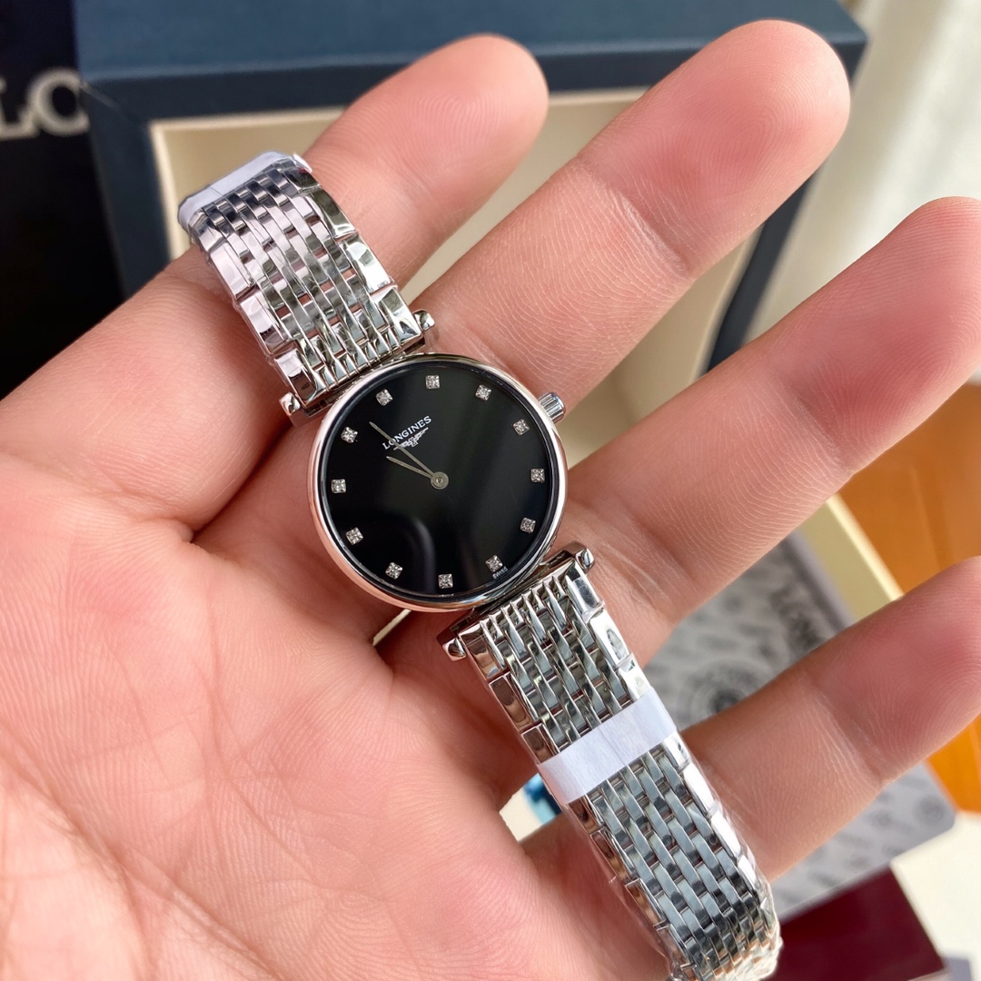 浪琴 嘉岚系列 石英腕表包,女,手表 5