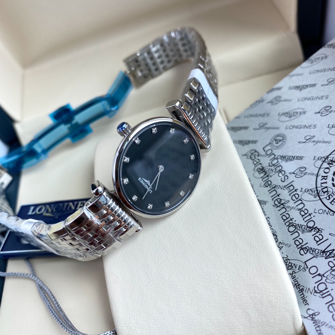 浪琴 嘉岚系列 石英腕表包,女,手表 6