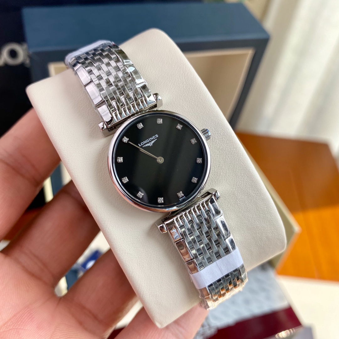 浪琴 嘉岚系列 石英腕表包,女,手表 3