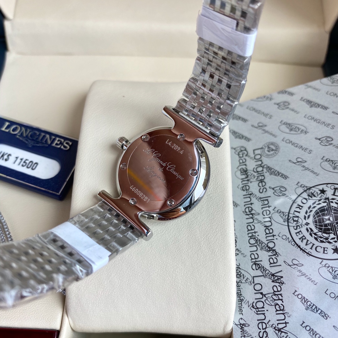 浪琴 嘉岚系列 石英腕表包,女,手表 8