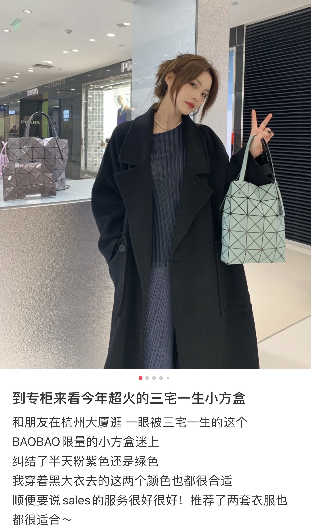 ISSEYMIYAKE三宅一生LUCENT BOXY 系列手提袋BB21-AG852