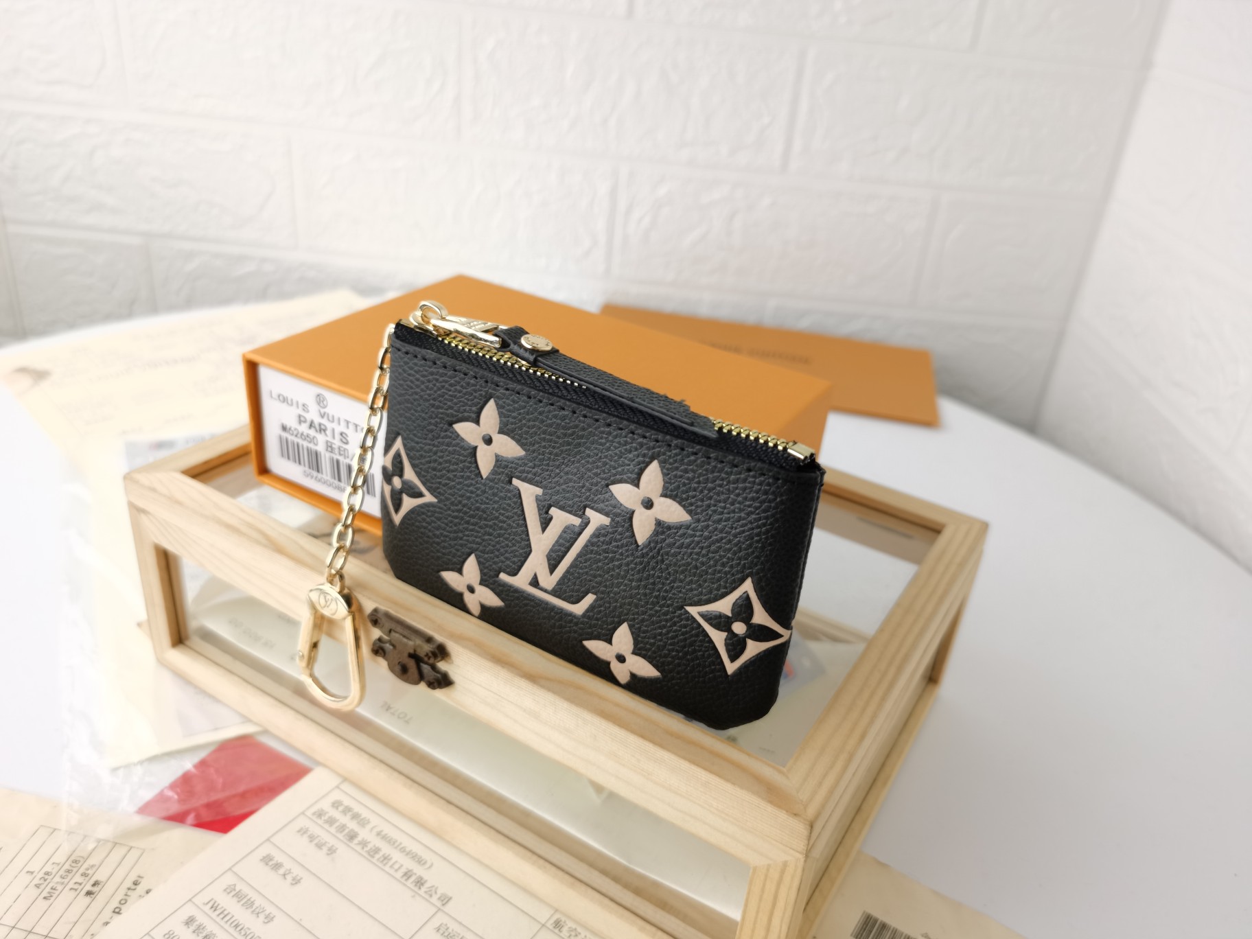 ルイ・ヴィトン Damier 帆布小皮包 小物入れ