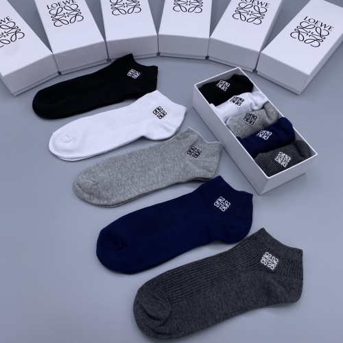 Loewe Cotton Blend Ankle Socks – Comfortable, Breathable, and High-Quality 1 Loewe Cotton Blend Ankle Socks – Comfortable, Breathable, and High-Quality