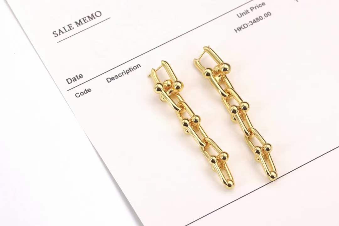 Tiffany & Co. Tiffany&Co. hardwear系列 U型竹节耳环