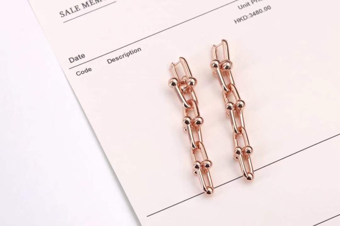 Tiffany & Co. Tiffany&Co. hardwear系列 U型竹节耳环