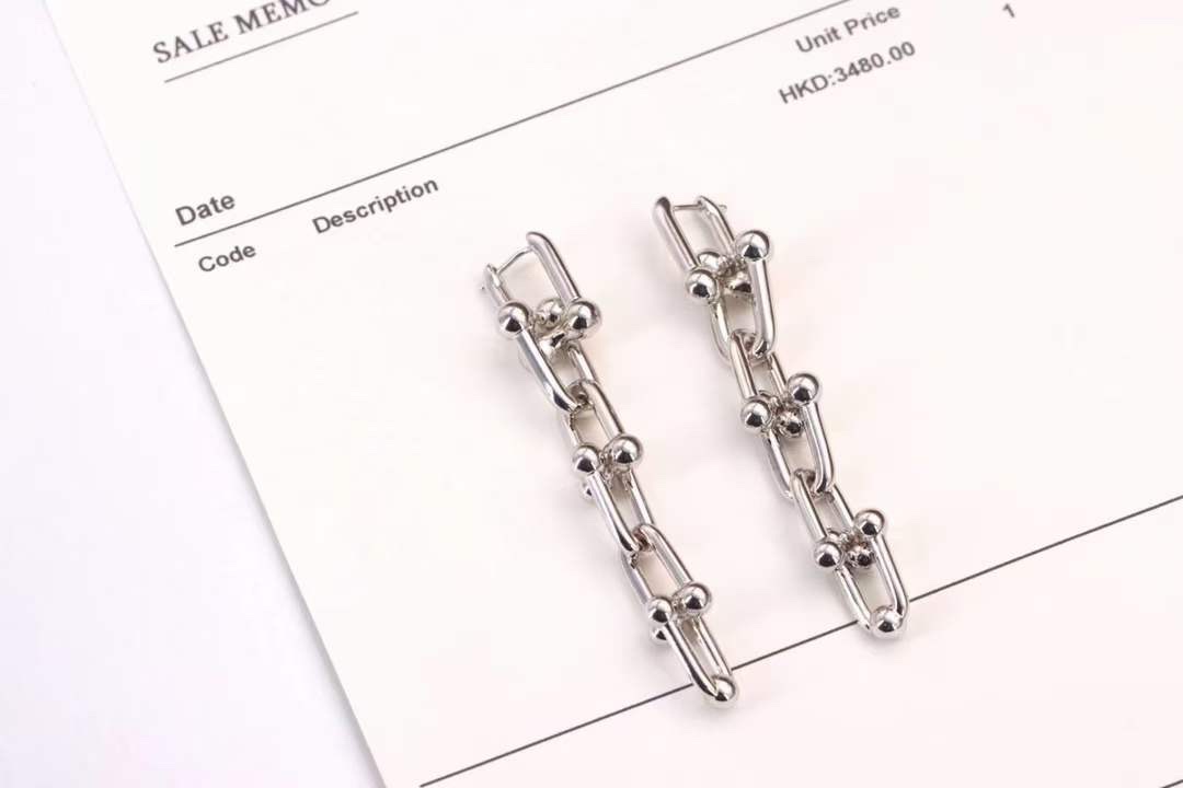 Tiffany & Co. Tiffany&Co. hardwear系列 U型竹节耳环