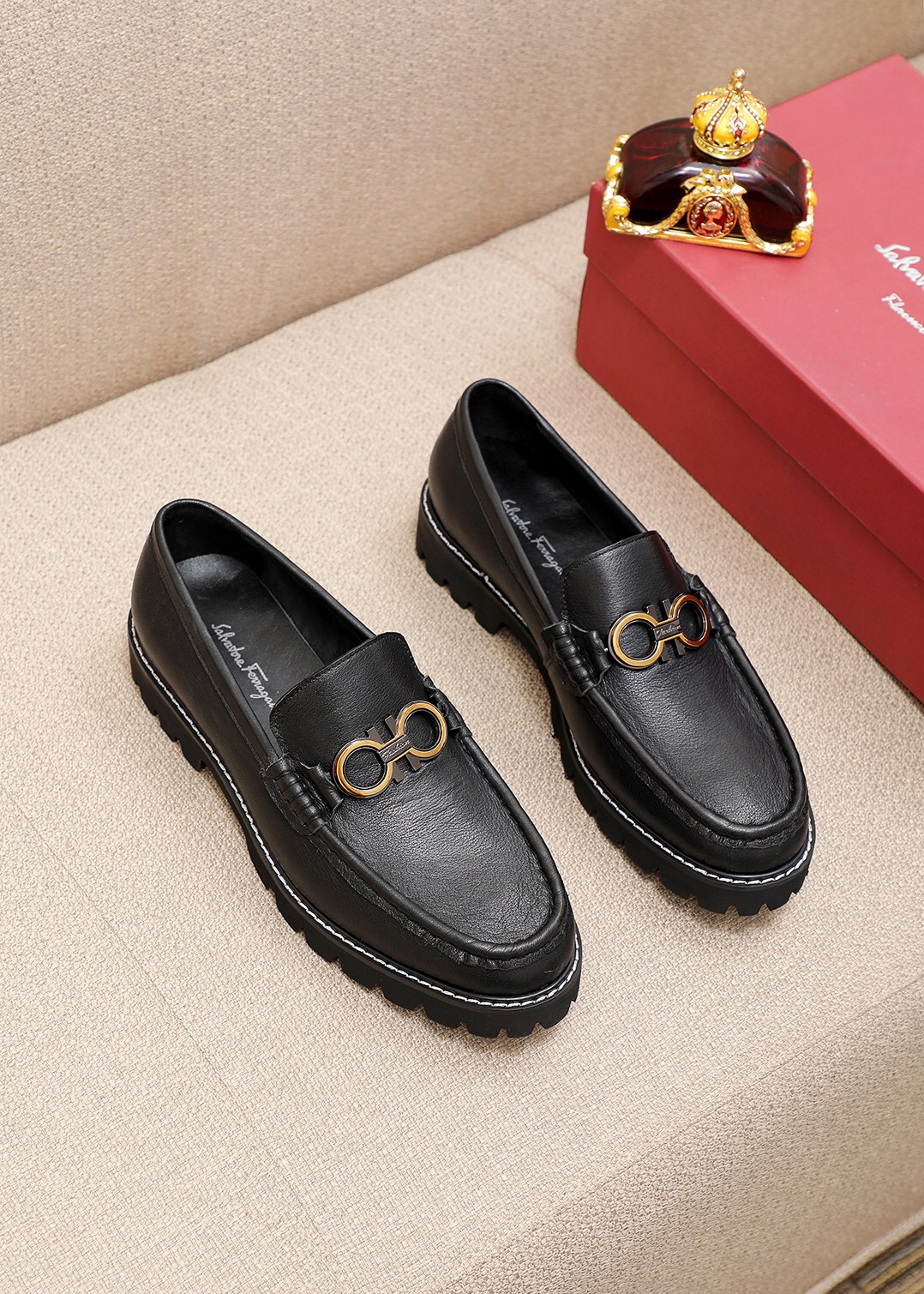 J0  Ferragamo「 菲拉格慕」商务皮鞋正码