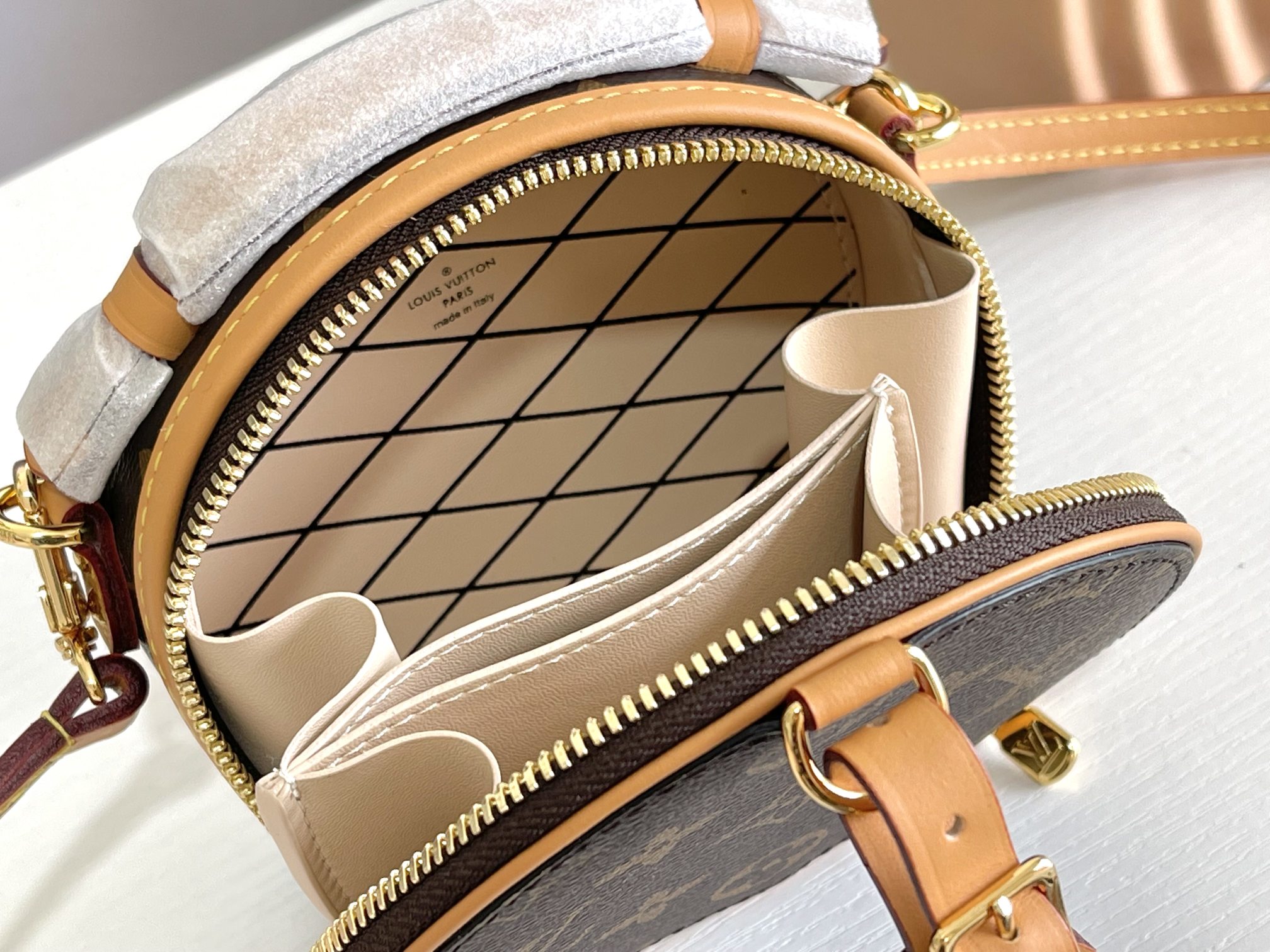 路易威登 Louis Vuitton 高定典藏经典高奢皮具手袋托特包斜挎包女包 #01BC6BC5 7