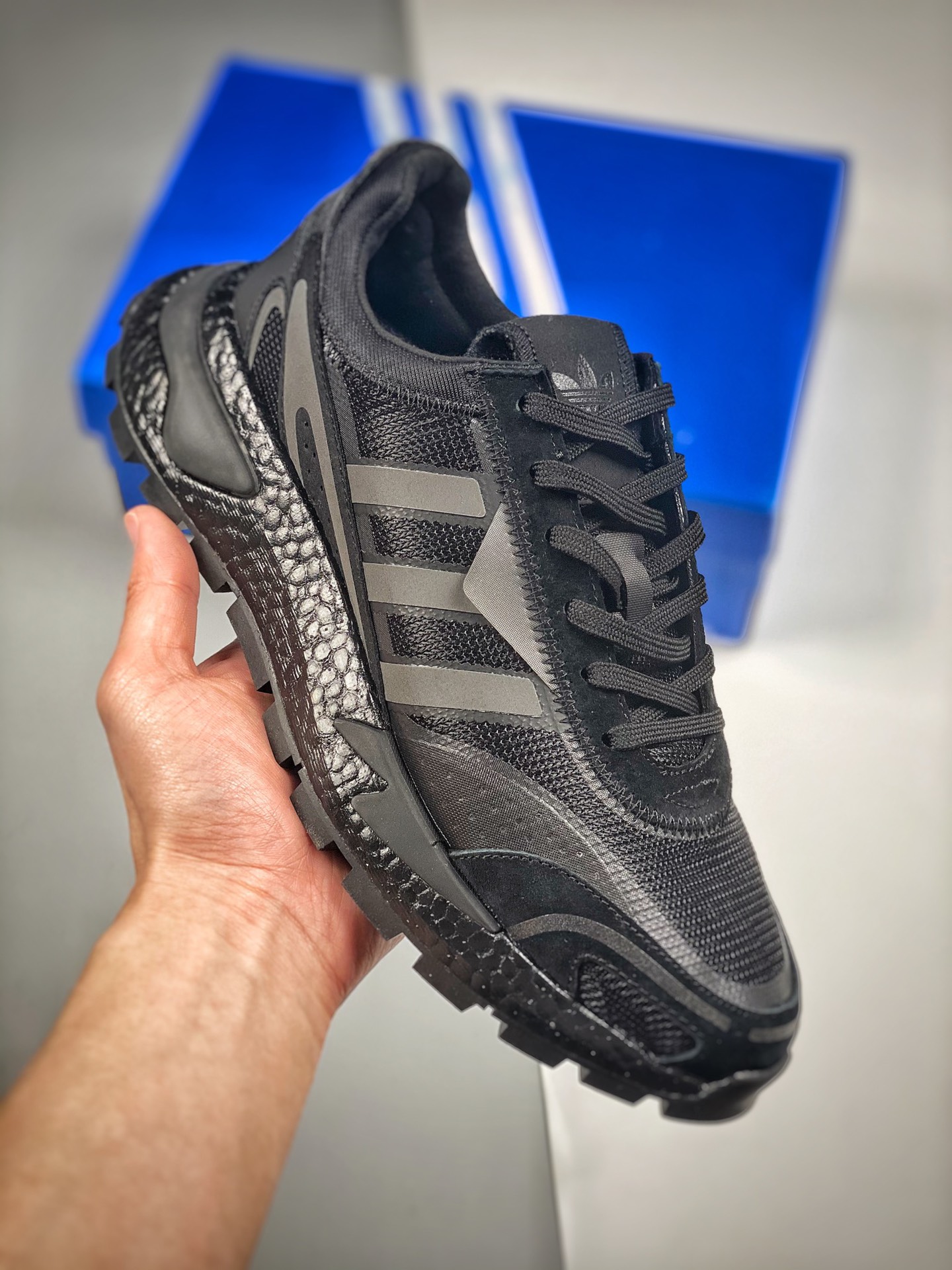 阿迪达斯Adidas Originals Retropy Boost 系列低帮复古爆米花缓震防滑休闲运动慢跑鞋“网织元祖灰白”GY4006 尺码：36 36⅔ 37⅓ 38 38⅔ 39⅓ 40 40⅔ 41⅓ 42 42⅔ 43⅓ 44…