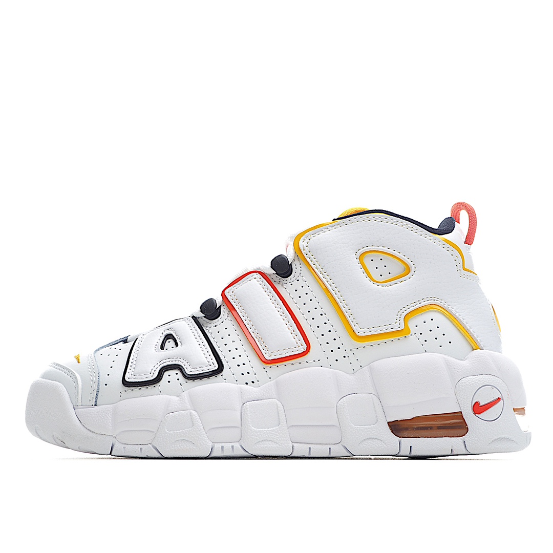 I0 公司级 Nike Air More Uptempo OG耐克 皮蓬全掌气垫篮球鞋原楦原档案开发版型采用一致牛培革鞋面材质市面最为修正全掌真气垫模具可视全掌透明中底气垫