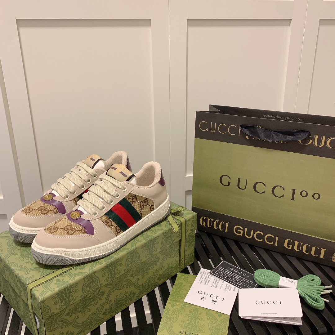 Gucci Vendita all’ingrosso
 Scarpe da Skate Verde Rosa Bianco Openwork Frosted TPU Fashion Pantaloni da tuta