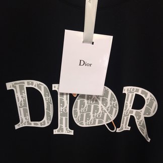 Dior Clothing T-Shirt Cotton Mercerized Spring/Summer Collection Short Sleeve