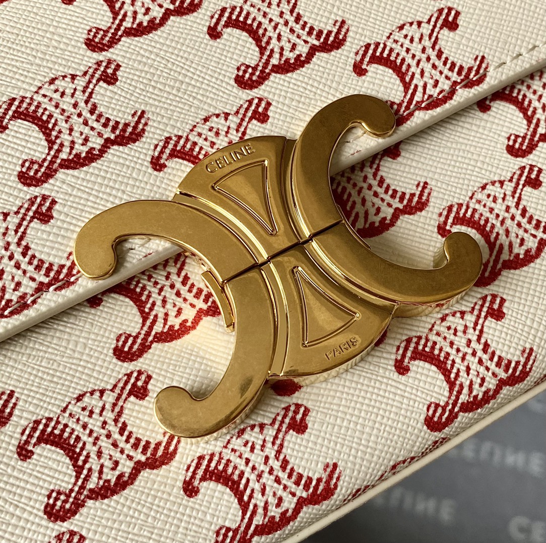 CELINE赛琳凯旋门老花腋下包194143