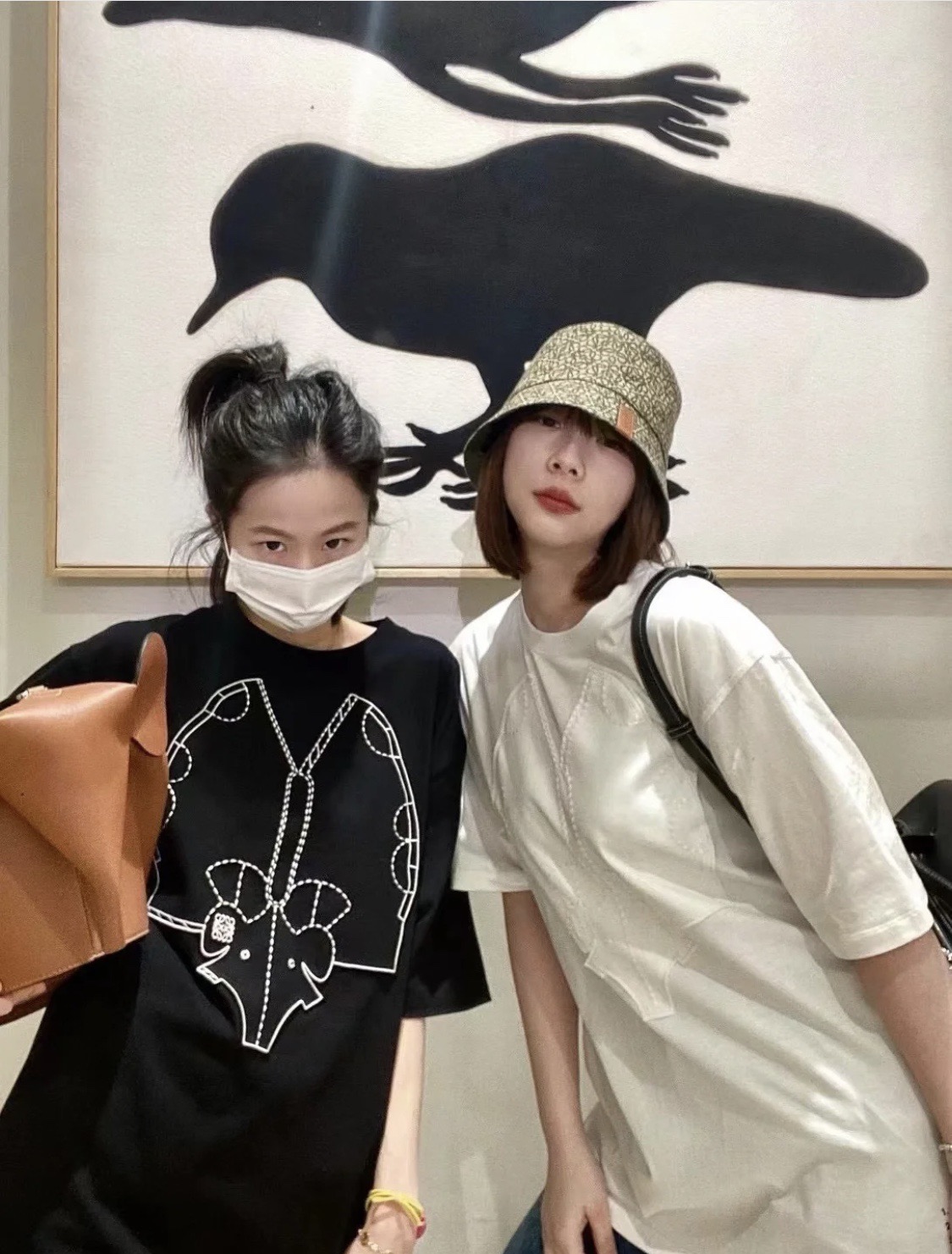 LOEWE罗意威 小牛皮特大号大象包 0537棕色