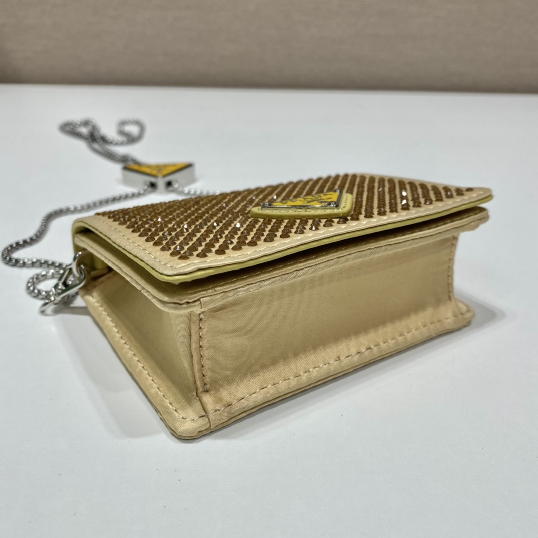 PRADA普拉达项链水晶小包1MR024