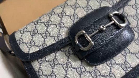 Gucci Dionysus Saddle Bags Blue PVC
