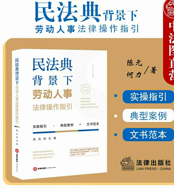 【法律】【PDF】156 民法典背景下劳动人事法律操作指引 202111 陈元 何力