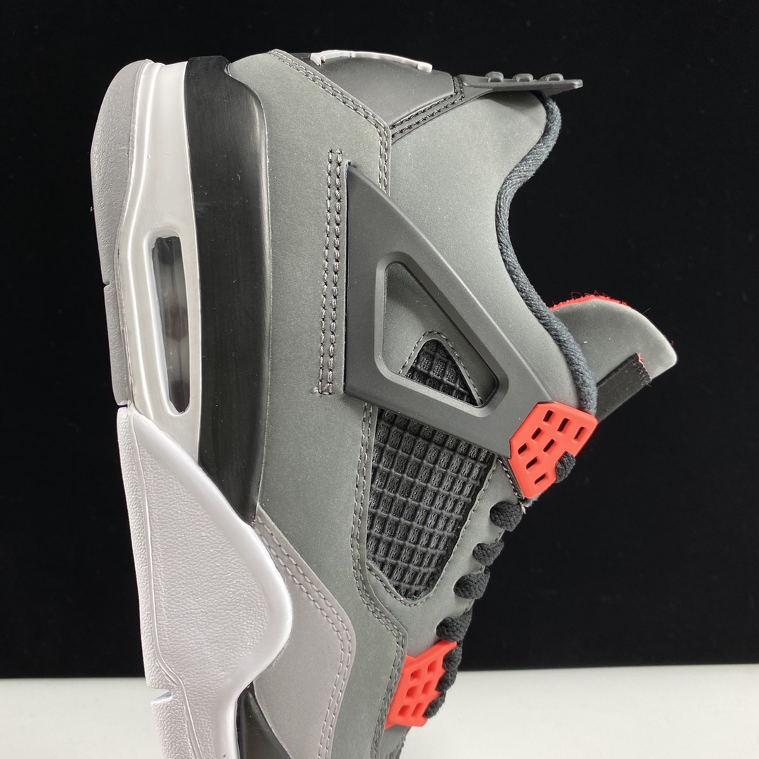 福利特价AirJordan4InfraredAJ4黑灰红红外线篮球鞋DH6927-061尺码40.5-4