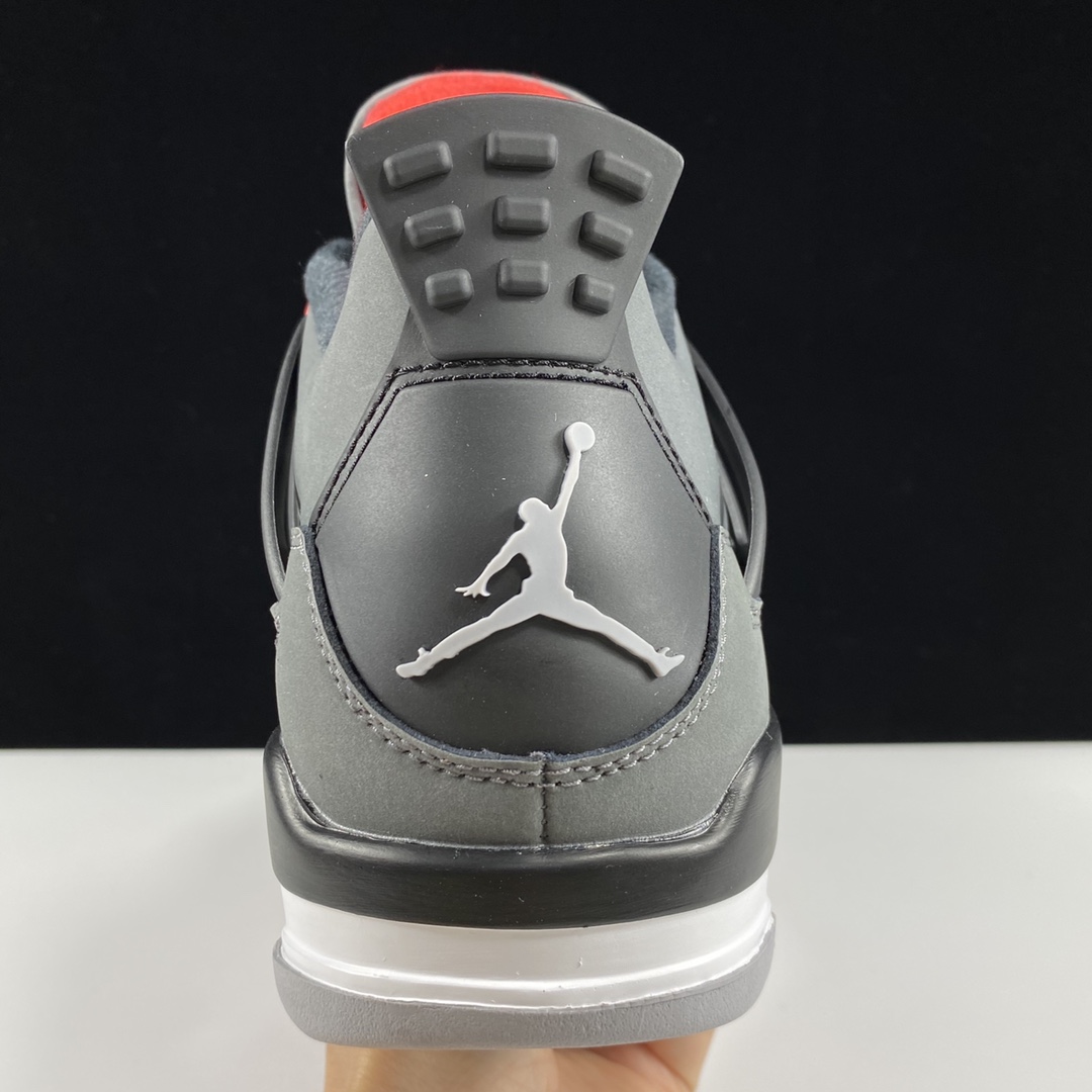 福利特价AirJordan4InfraredAJ4黑灰红红外线篮球鞋DH6927-061尺码40.5-4