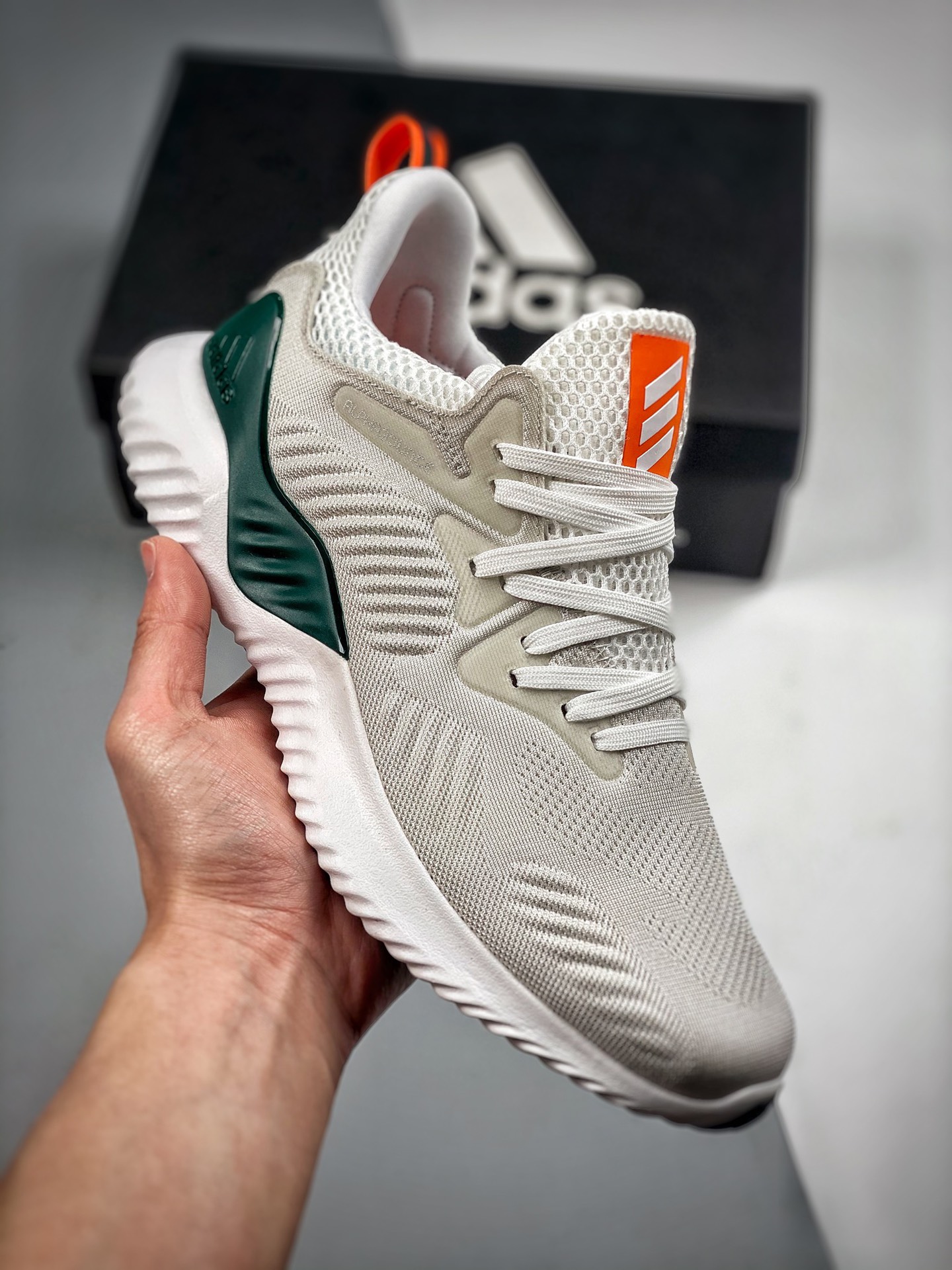 AD AlphaBounce Beyond m Alpha zapatillas de running casual de malla. MD correcto de alta elasticidad y ligereza, suela …