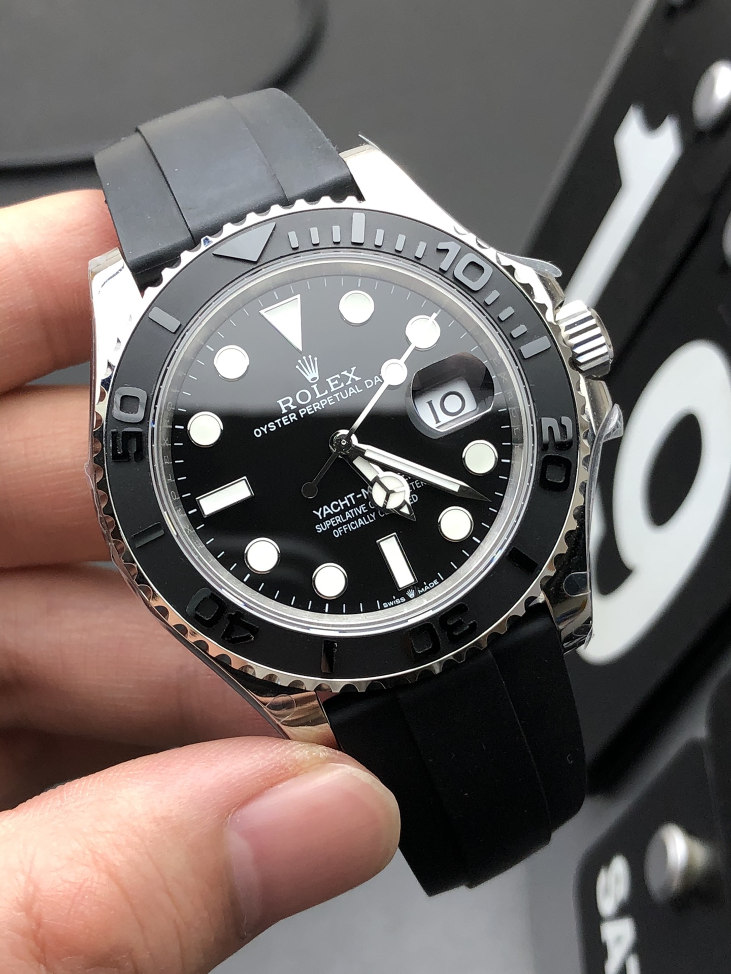 Rolex 3235白金游艇