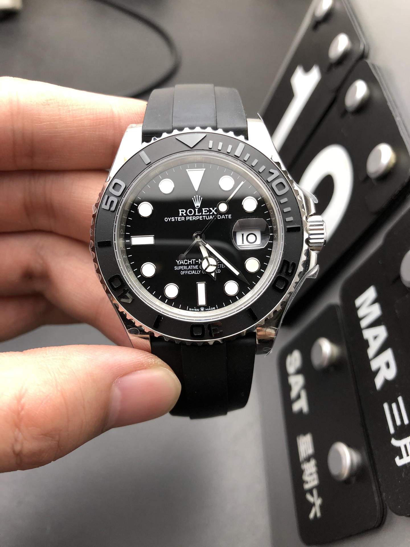 Rolex 3235白金游艇