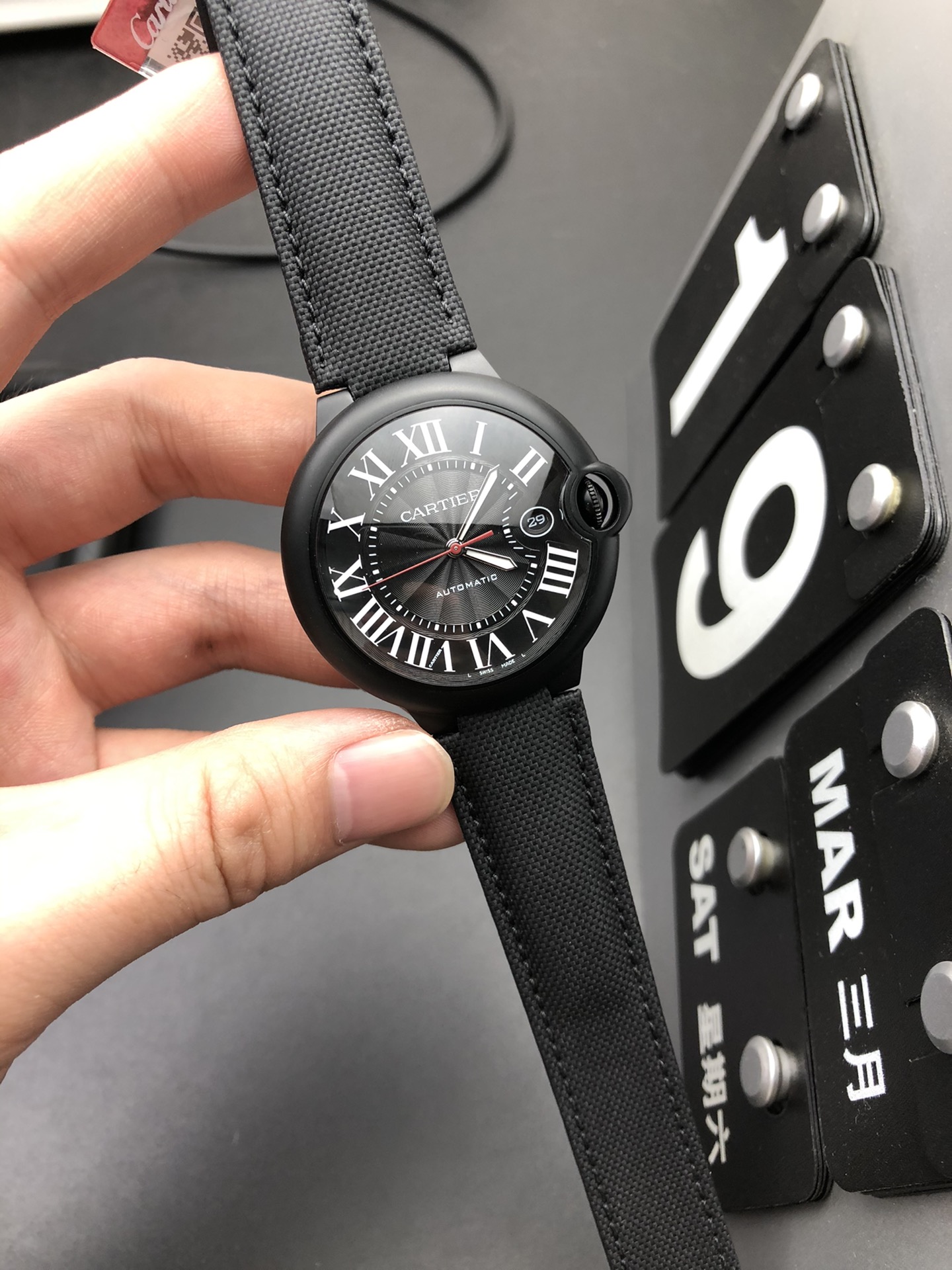 Cartier 球黑武士