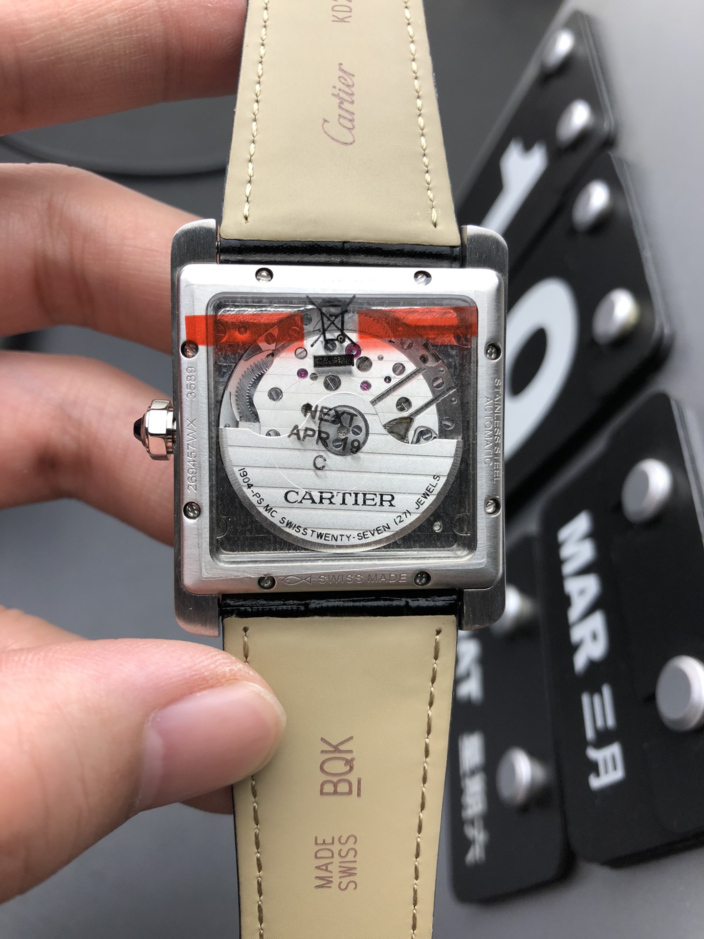 Cartier AS 坦克两针半
