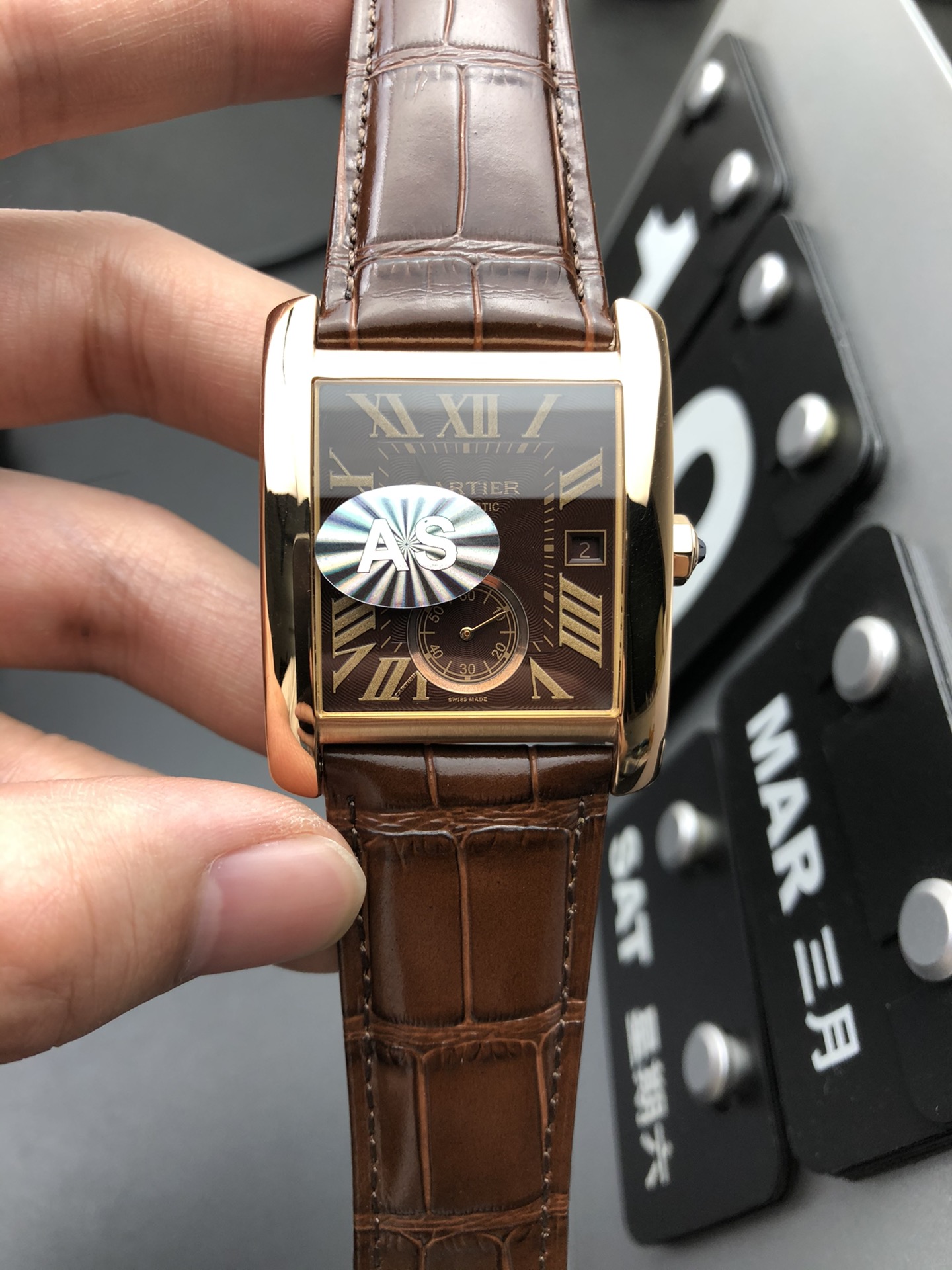Cartier AS 坦克两针半