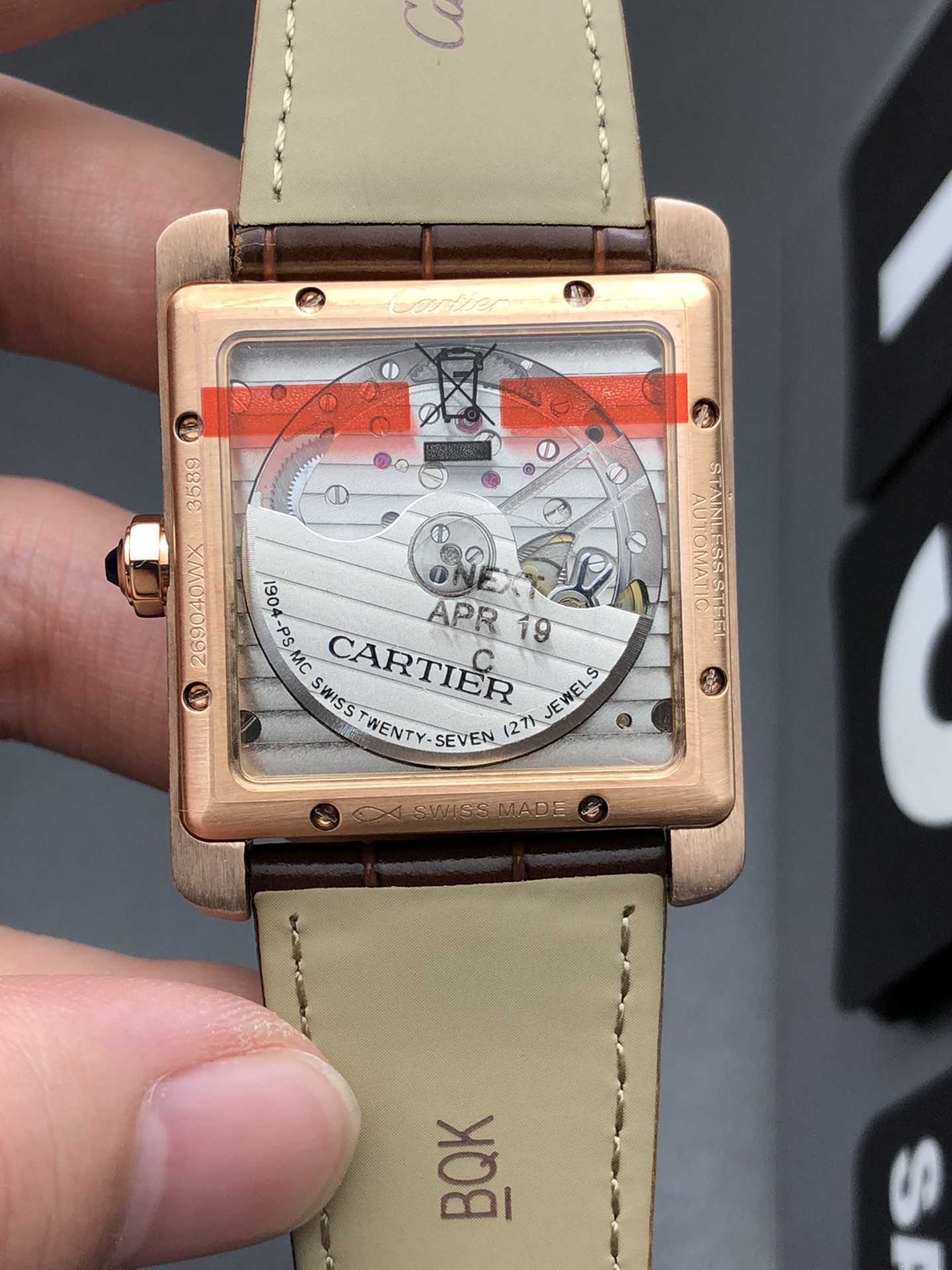 Cartier AS 坦克两针半