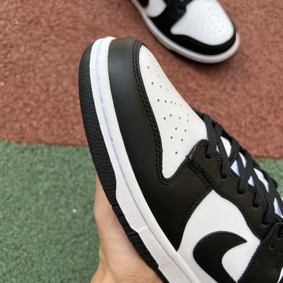 Dunk黑白尺码36-47.5高质量品质NikeDunkLowRetroBlack耐克黑白熊猫男女同款板