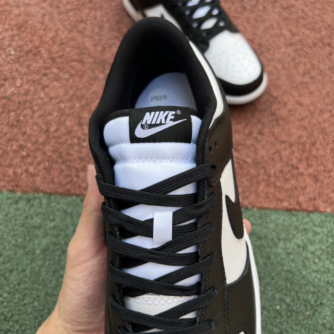 Dunk黑白尺码36-47.5高质量品质NikeDunkLowRetroBlack耐克黑白熊猫男女同款板