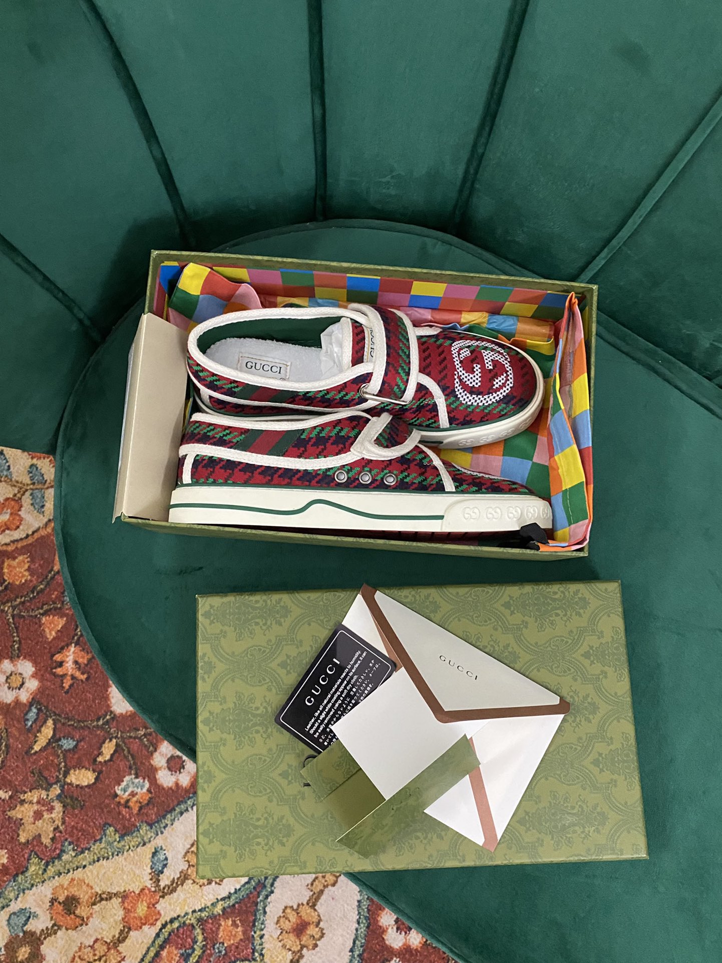 Versión superior. ¡Llegada Gucci tenis 1977 serie clásica izquierda zapatos de lona ...2022 modelos 