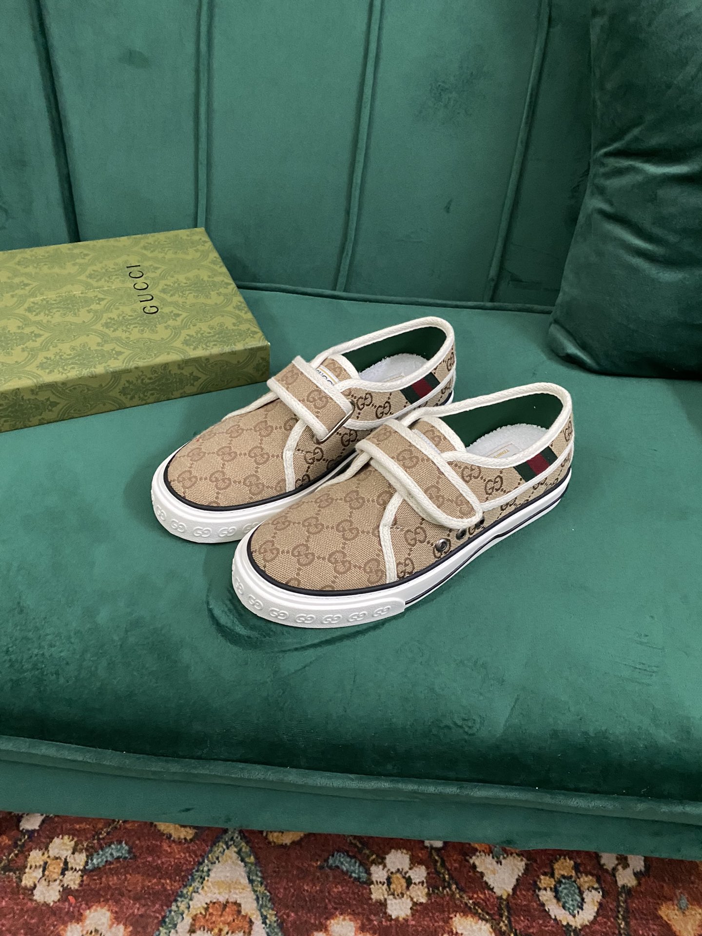 versión superior. ¡Llegada Gucci tenis 1977 clásico lefthandel serie zapatos de lona ...2022 modelos