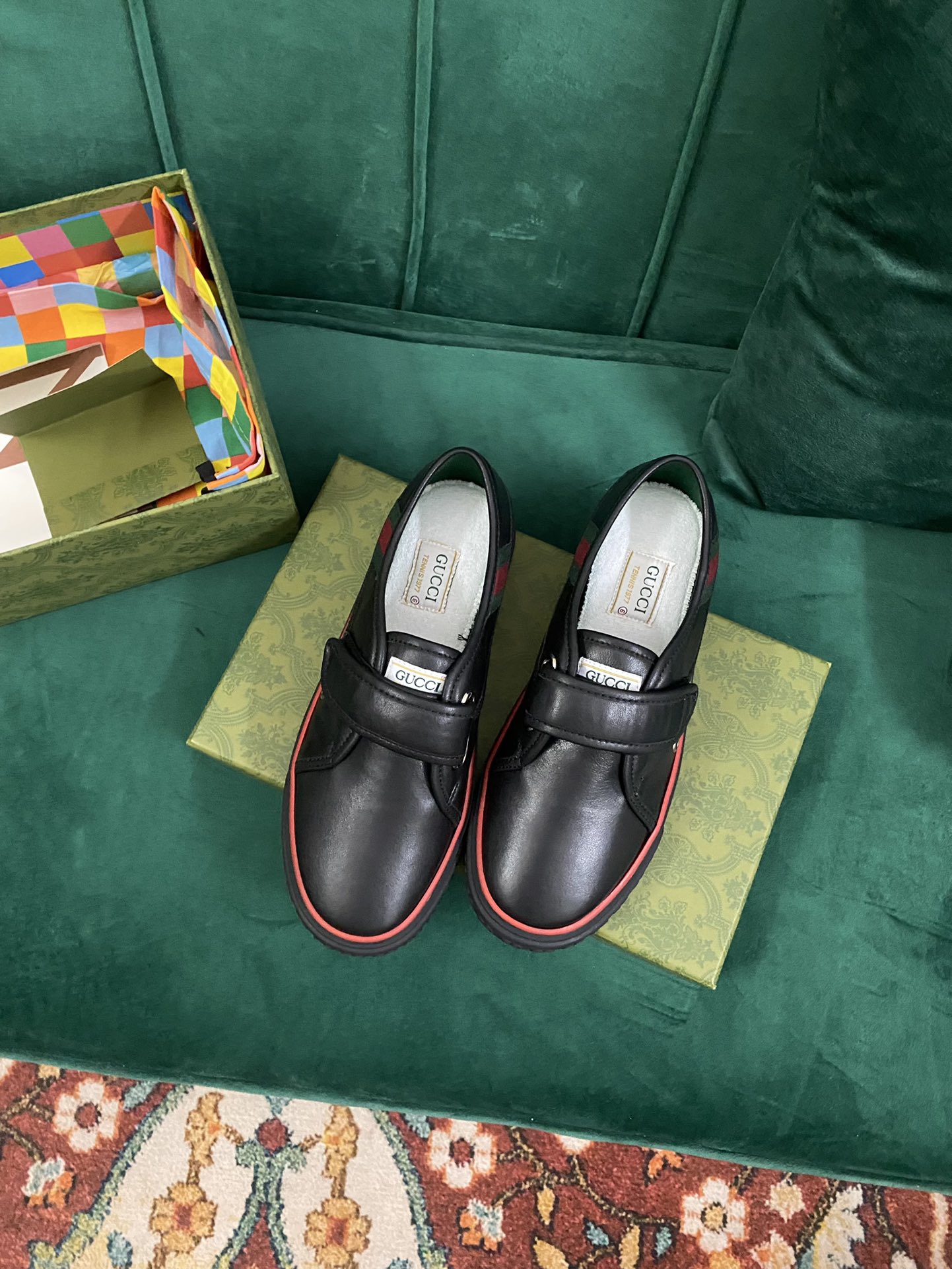 versión superior. ¡Llegada Gucci tenis 1977 clásico lefthandel serie zapatos de lona ...2022 modelos