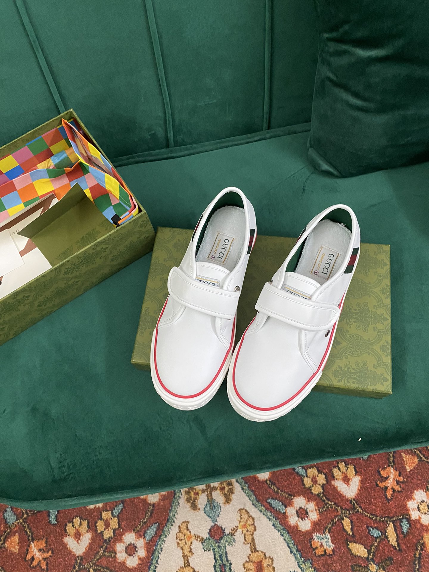 versión superior. ¡Llegada Gucci tenis 1977 clásico lefthandel serie zapatos de lona ...2022 modelos