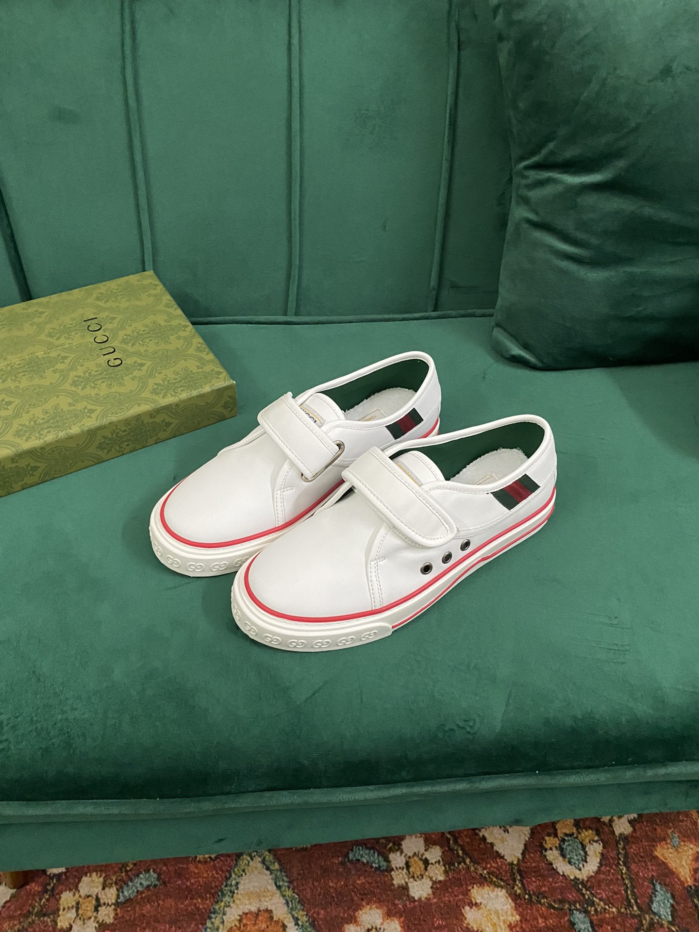 versión superior. ¡Llegada Gucci tenis 1977 clásico lefthandel serie zapatos de lona ...2022 modelos