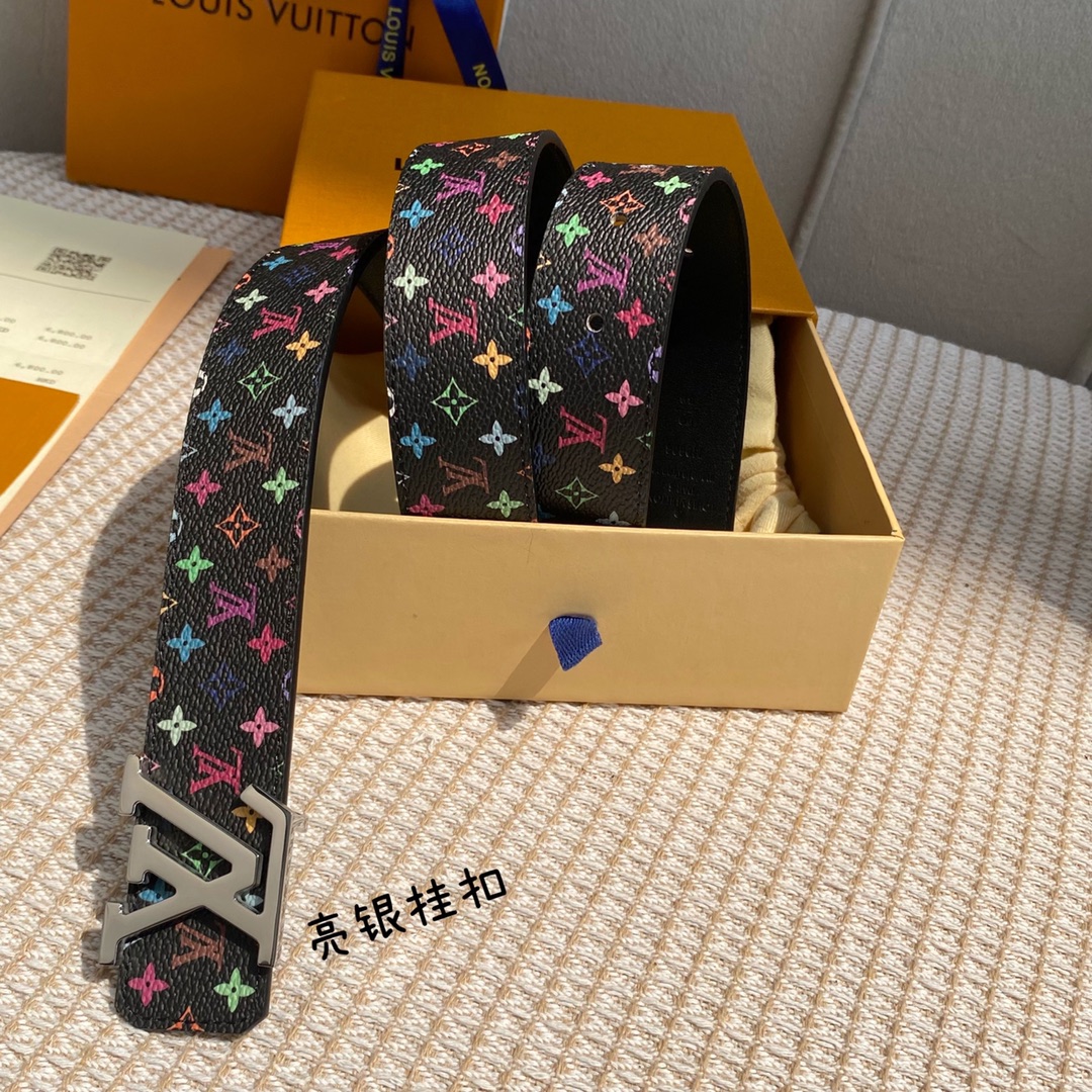 1:1 Replica Wholesale
 Louis Vuitton Belts Calfskin Cowhide