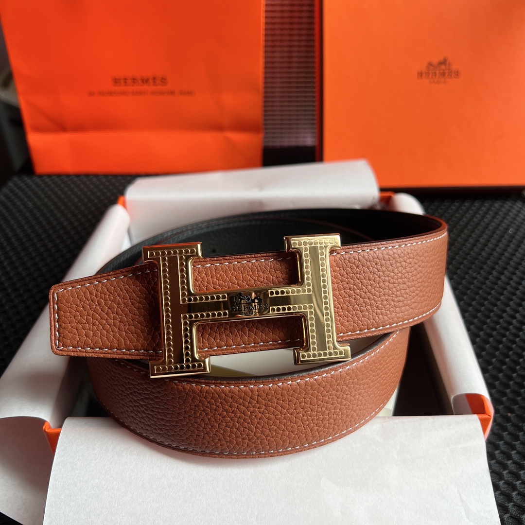 官网同步Hermes-TUBEHBELTBUCKLE&REVERSIBLELEATHERSTRAMM