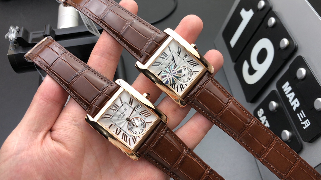 Cartier AS 坦克两针半