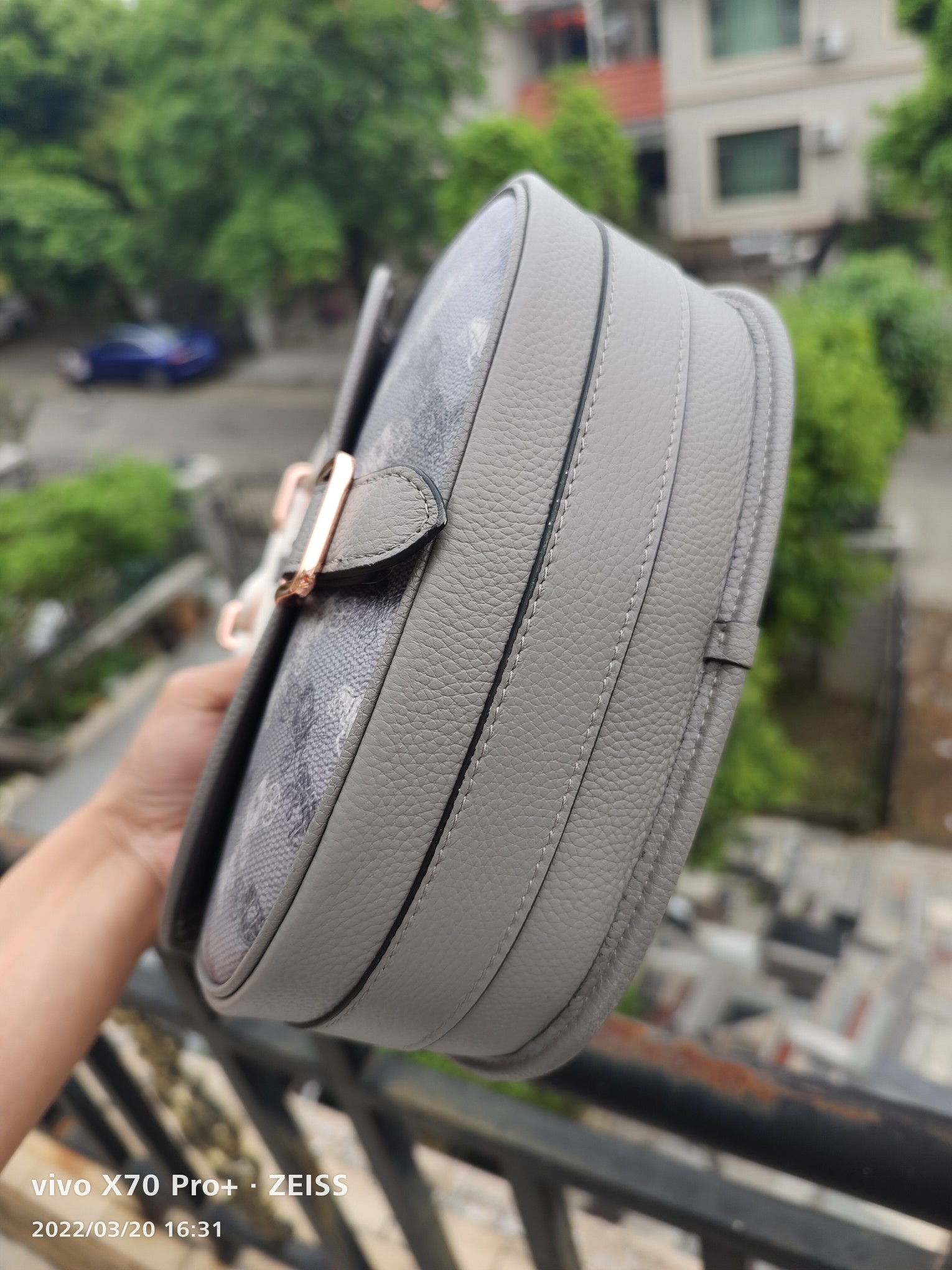 Coach 款号： C5383 coach Hitch Crossbody Bag 主打休闲风 超大翻盖与易开合玫瑰金金属扣设计是日常通勤的不二之选 Horse & Carriage 印花