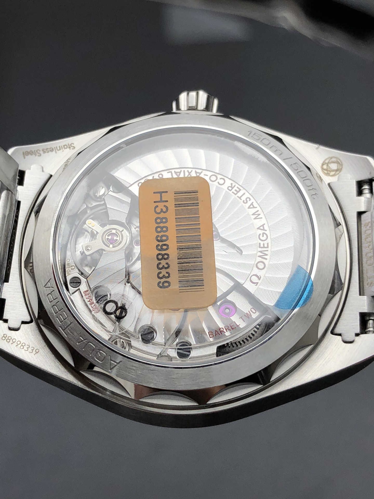 Omega 柚木蓝海马