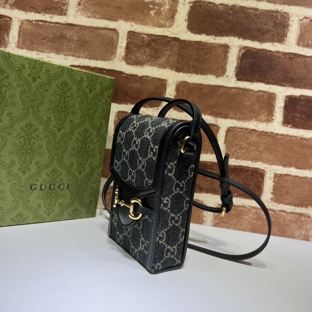 GUCCI古驰马衔扣1955系列迷你手袋625615