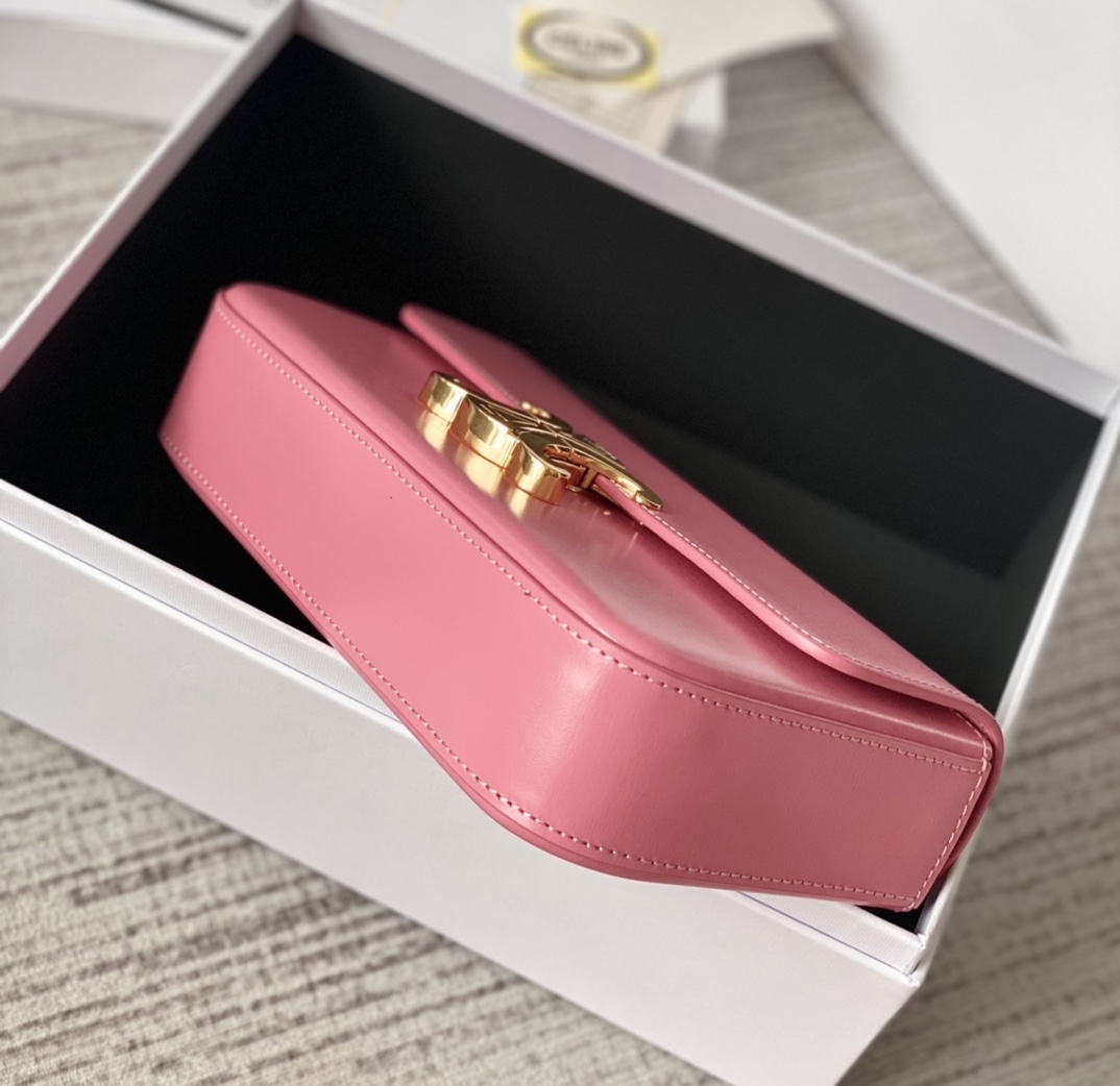 CELINE 秀场新品 最新经典款链条腋下包 197992粉