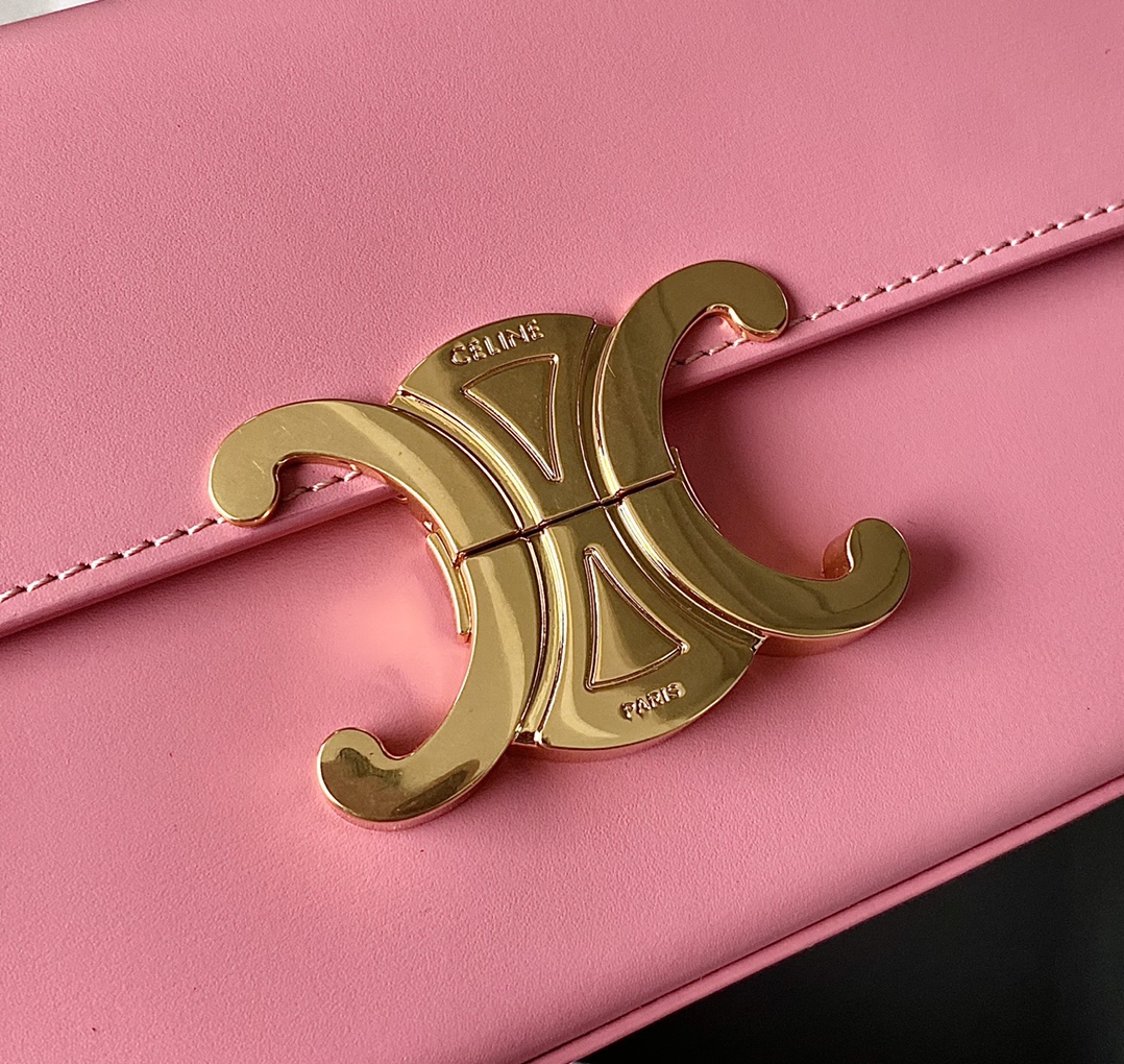 CELINE 秀场新品 最新经典款链条腋下包 197992粉