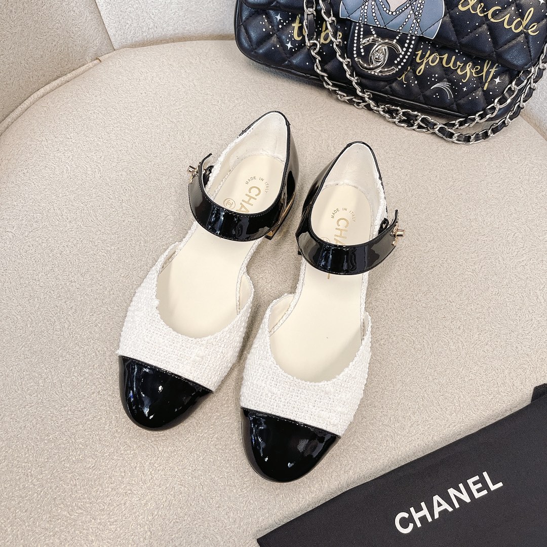CHANEL Mary Jane лялькавыя туфлі｜лімітаваная версія｜кастомізацыя з матэрыялаў арыгінальнага канала｜99.99% дакладнасць